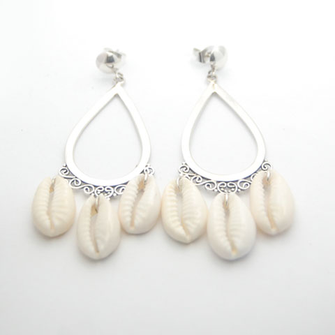 cowrie shell earring wholesale